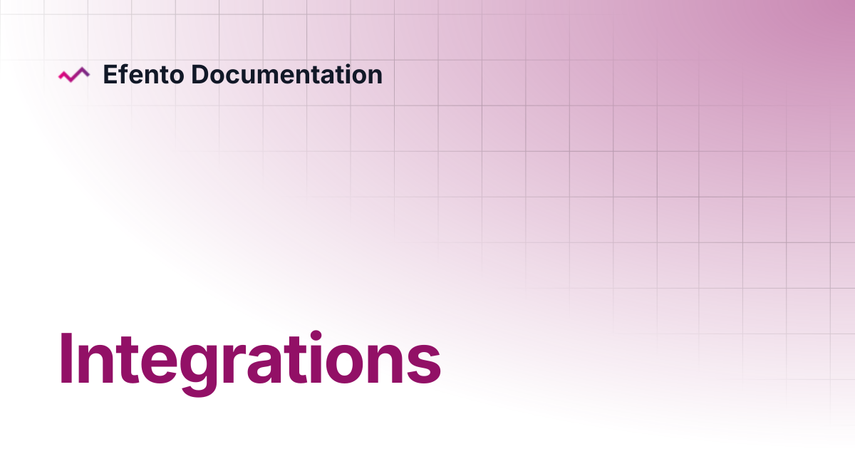 Integrations | Efento Cloud | Efento Documentation
