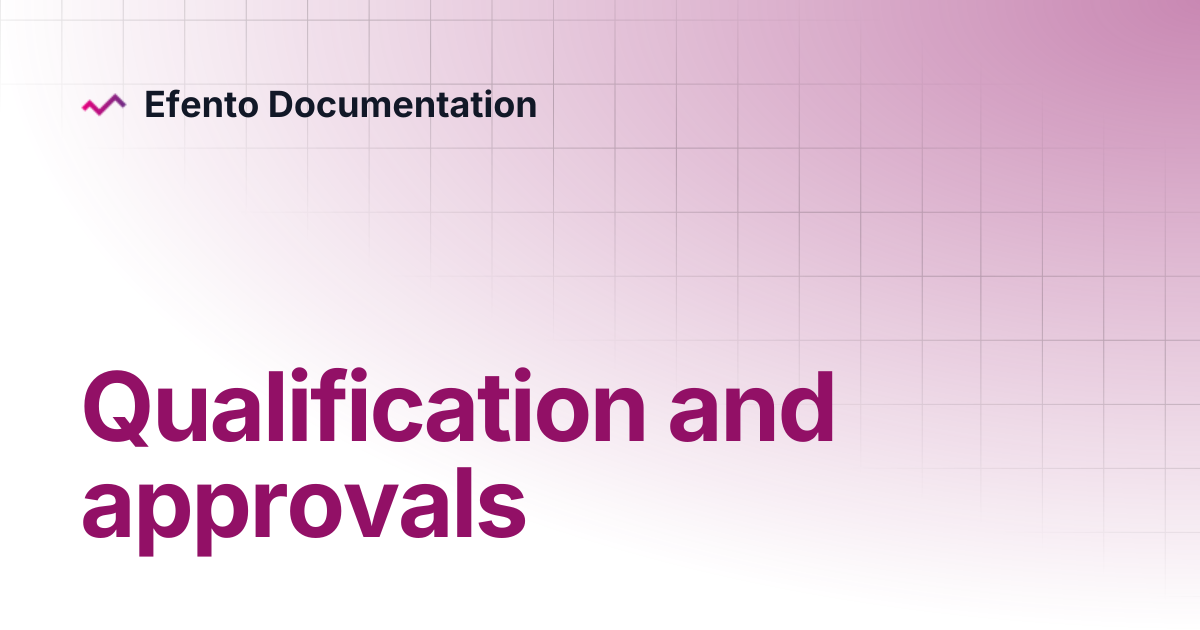 Qualification and approvals | NB-IoT loggers | Efento Documentation